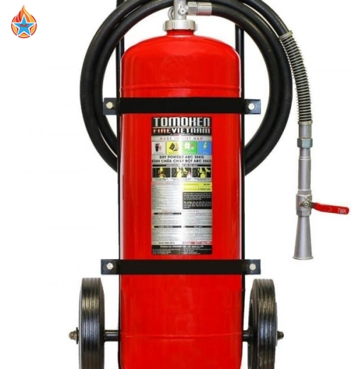 Bình Chữa Cháy Xe Đẩy Tomoken 35kg Bột ABC TMK-VJ-ABC/35Kg